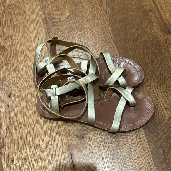 Tory Birch Women’s Sandals Tan and Gold Size n/a - Picture 5 of 6